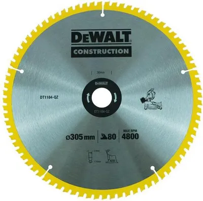 Zdjęcie produktu dla DeWALT DT1184-QZ, DeWALT, 3 cm, 30,5 cm, 1,7 mm