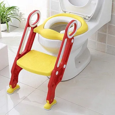Produktbild von Famanu Toilettensitz für Kinder mit Treppe und Trainingsstuhl - Sicher und Verstellbar