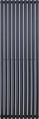 Produktbild von Paneel Heizkörper Vertikal Doppellagig Schwarz Matt 1800x590 (HxB) 2050W