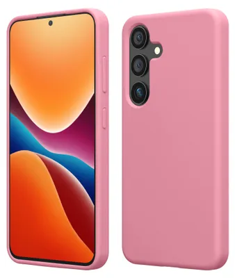 Produktbild von kwmobile Handyhülle für Samsung Galaxy S25 Hülle - Case Silikon - Kabelloses Laden - Schutzhülle Cover in Dark Rose