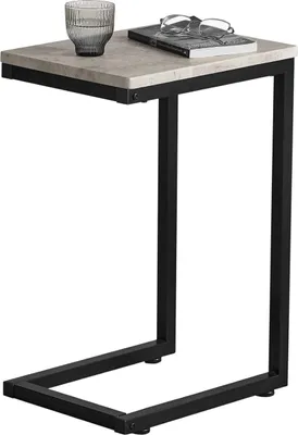 Produktbild von SoBuy Beistelltisch | Metall | Couchtisch | Laptoptisch | MDF/grau