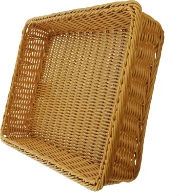 Produktbild von Auslagekorb aus Poly-Rattan, 60x40 cm, Regalkorb, Brotkorb