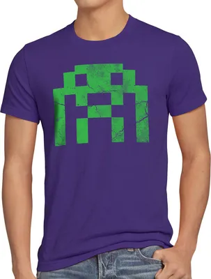 Produktbild von style3 Sheldon Alien Invader T-Shirt Herren