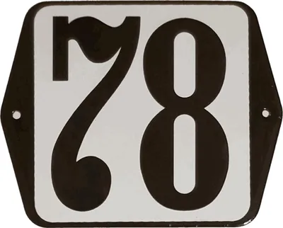 Produktbild von Hausnummernschild 78