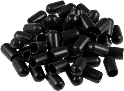Obrázek produktu pro Kulatá černá těsnění 7,5 mm, 50 kusů