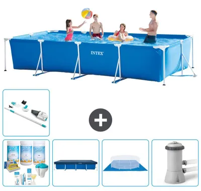 Obrázek produktu pro Obdélníkový bazén s rámem - 450 x 220 x 84 cm - 6 dílů, model S21134
