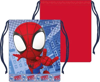 Obrázek produktu pro Sáček na svačinu Spiderman 26,5 cm dětská taška na svačinu Marvel
