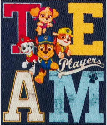 Zdjęcie produktu dla Paw Patrol © Członkowie drużyny: Chase, Skye, Marshall, Rubble – naszywka / aplikacja do naprasowania / aplikacja / naszywka / do naprasowania Rozmiar: 6,8 x 5,7 cm