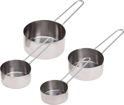 Obrázek produktu pro Kuchyňské odměrky z nerezové oceli, sada 4 ks