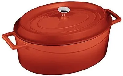 Imagen del producto de Sambonet Ghisa Smaltata Gusseisen rot Kasserolle oval29 mD 44202R29