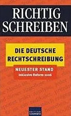 Produktbild von Richtig schreiben/Deutsche Rechtschreibung