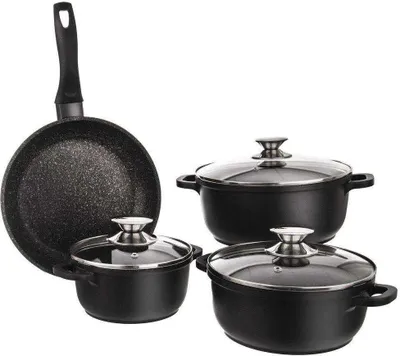 Immagine prodotto di Set di pentole ORION Pentole da cucina con rivestimento in granito Padella GRANDE