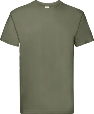 Produktbild von Fruit of the Loom - "Super Premium" T-Shirt für Herren RW9086 (XXL) (Klassisch Olivgrün)