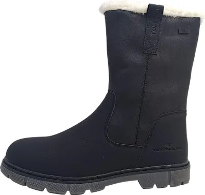 Immagine prodotto di Tom Tailor: Scarpe per bambine, stivali, con zip, colore nero, modello casual