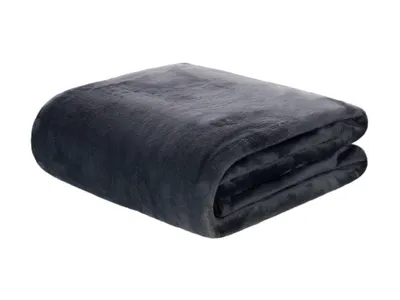anthrazite Kuscheldecke