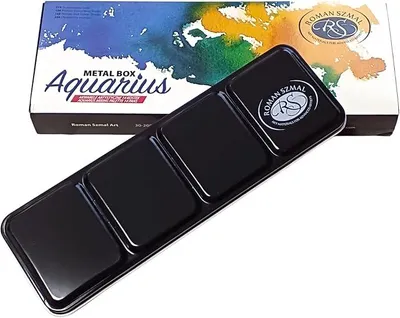 Imagen del producto de Pinturas acrílicas "Aquarius. Paleta de mezcla", 14 colores, en recipientes