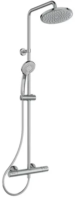 Duschsystem Ceratherm T25 mit Thermostat, Chrom, 120 cm
