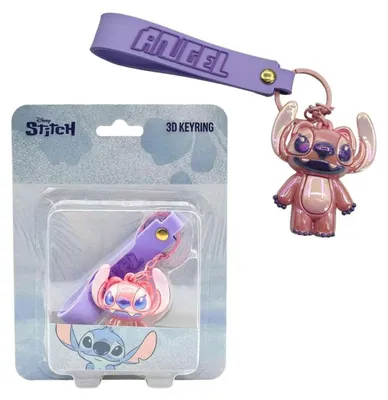 Imagen del producto de Llavero tridimensional de Disney, diseño de ángel