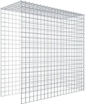 Obrázek produktu pro Přídavný gabion typ 4 100 cm x 100 cm x 40 cm (D x V x H), velikost ok 5 cm x 5 cm, spirála