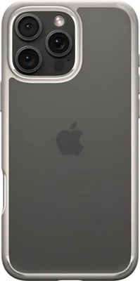 Produktbild von Spigen Ultra Hybrid, Cover, Apple, iPhone 16 Pro Max, 17,5 cm (6.9"), Beige, Transparent