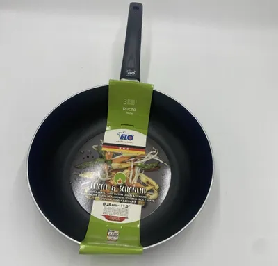 Produktbild von Elo Ducto WOK 62758 Wokpfanne, 28 cm max. Durchmesser, Aluminium, Induktionsherd-geeignet, Antihaftbeschichtung