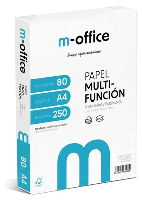 Produktbild von A4-Papier, 80 g, 250 Blatt, Multifunktionspapier für Tintenstrahl- und Laserdrucker
