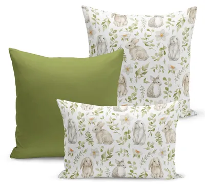 Obrázok produktu pre Evila Originals, súprava obliečok na vankúše (3 kusy) – 100% polyester, rozmery: 43x43 cm, 30x50 cm