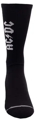 Image de AC/DC - Chaussettes pour hommes/femmes, unies RO15793 (40 EU - 45 EU) (noir)
