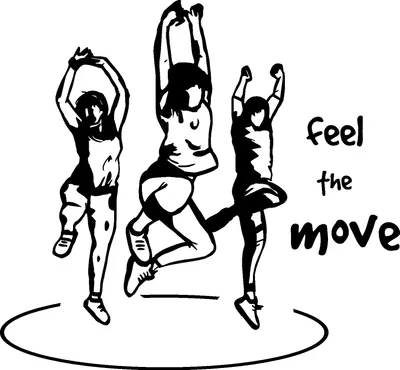 Produktbild von Wandtattoo- Tanz-Workout, Tanzen, Fitness, Tanzstudio, Aerobic, Zumbatanz