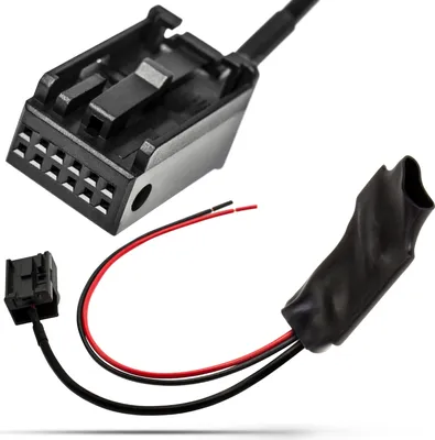 Produktbild von Bluetooth AUX IN Adapter 12pol Quadlock Stecker passend für BMW 3er E90 E91 E92 E93