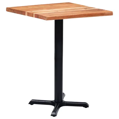 Image de vidaXL Piètement de table de bistrot noir 56x56x72 cm Fonte