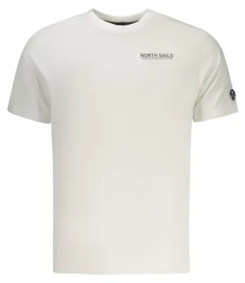 Produktbild von Weißes Herren Kurzarm T-Shirt mit Print und Rundhalsausschnitt