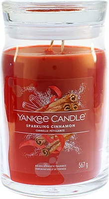 Produktbild von Yankee Candle 1629975E, Zylinder, Rot, Zimt, Gewürznelke, 90 h, 1 Stück(e)