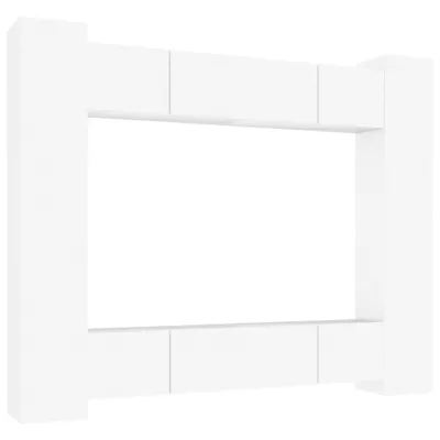 Zdjęcie produktu dla VidaXL 3114230, Biały, Drewno, Drewno, 800 mm, 8 szt.