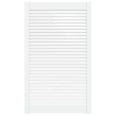 Immagine prodotto di vidaXL Armadio a doghe design bianco 99,3x59,4 cm in legno di pino massiccio