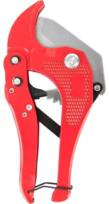 Zdjęcie produktu dla Nożyce do ciecia rur obcinak do rurek PEX PP PE PCV PB 42 mm stalowe czerwone