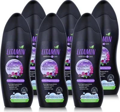 Produktbild von LITAMIN Duftöl-Pflegeschaumbad Magische Momente 750ml Wellnes & Care (6er Pack)