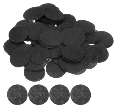 200 runde Filzkreise 30 mm schwarz für Bastelprojekte