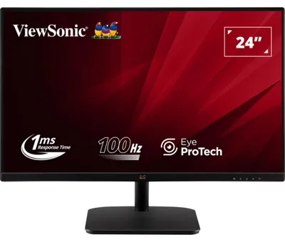 Produktbild von Viewsonic VA2432-H-2, 61 cm (24"), 1920 x 1080 Pixel, Full HD, LED, 1 ms, Schwarz