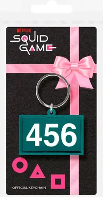 Obrázek produktu pro Pyramid 456 Squid Game klíčenka Pink Pink One Size
