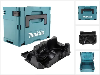 Produktbild von Makita MAKPAC 3 Systemkoffer + Einlage für Makita DGA 504 / 505 / 506 / 508