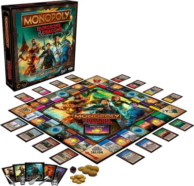 Zdjęcie produktu dla Gra planszowa Monopoly Dungeons And Dragons Wielokolorowa Wielokolorowa Jeden rozmiar