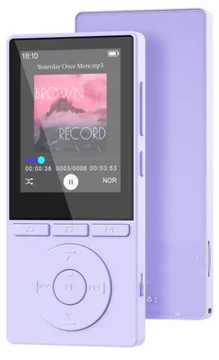 Zdjęcie produktu dla Odtwarzacz MP3 o pojemności 64 GB, Bluetooth 5.3, funkcja odtwarzania muzyki, nagrywania głosu, czytnik e-booków