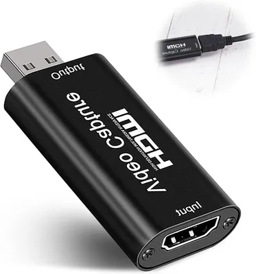 Productafbeelding van HDMI naar USB adapter - Video capture kaart - Beelden opnemen - Ondersteunt 4K input