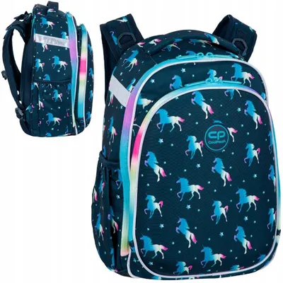 Produktbild von Kinder-Rucksack Coolpack Turtle Schule Blue Unicorn 25l