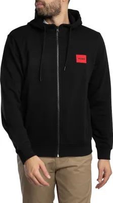 Produktbild von HUGO Daple212 Kapuzenpullover mit Reißverschluss, Schwarz M