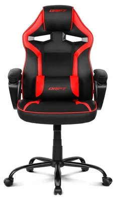 Obrázok produktu pre DRIFT DR50, Počítačová herné stoličky, 120 kg, Čalúnené sedadlo s výplňou, Čalúnená opierka chrbta s výplňou, PC, Čierna