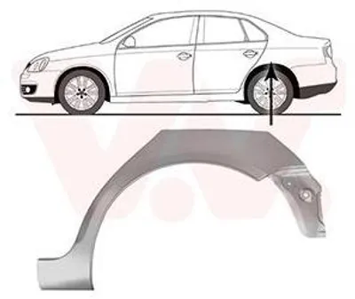 Obrázek produktu pro VAN WEZEL Opravný plech boční stěny pro VW Jetta Mk5 (1K)