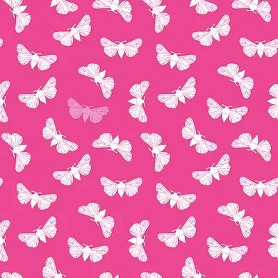 Produktbild von 20 Servietten, 3-lagig 1/4-Falz 40 cm x 40 cm fuchsia "Butterfly"