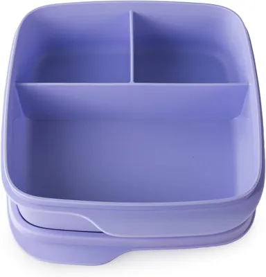 Produktbild von TUPPERWARE To Go Lunchbox Clevere Pause 550 ml pastell hellblau mit Trennwand